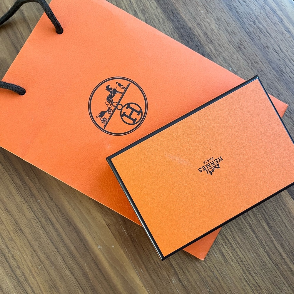 Hermès Orange Small gift box and Bag
